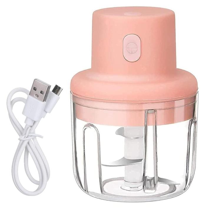 USB Rechargeable Cordless Mini Food Chopper – Fast Onion, Garlic & Vegetable Cutter