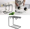 Home Lifestyle 6 Hooks Iron Coffee Rack
