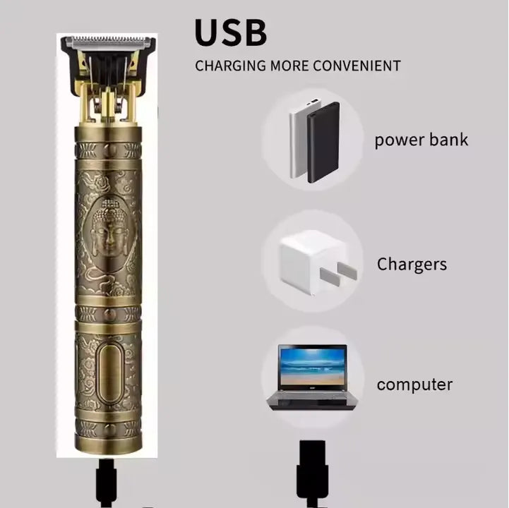 PROFESSIONAL T9 Vintage Hair Trimmer For Men