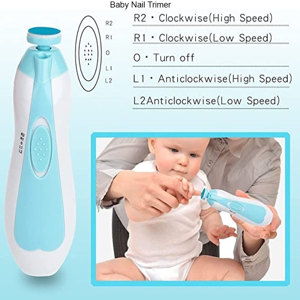 DIVERSE DEPOT- Electric Baby Safe Nail Trimmer l Imported Quality