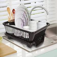 Fancy Plate Rack - 3 in 1 Large Durable Plastic Kitchen Sink Dish Rack