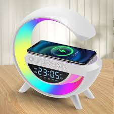 BT 3401 LED Wireless Charging Speaker & Atmosphere Lamp Smart Charger, Speaker & Lamp