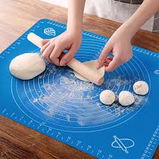Silicone Baking Mat for Pastry & Roti Rolling Extra Large with Measurements Flairex