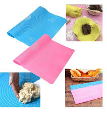 Silicone Baking Mat for Pastry & Roti Rolling Extra Large with Measurements Flairex