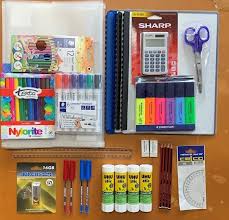 Set Of 15 Stationary Things For College Going Students