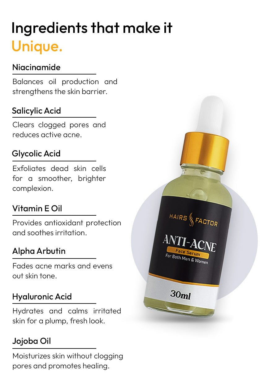 ANTI ACNE SERUM (30ml) (GURANTEED RESULTS IN 14-DAYS)